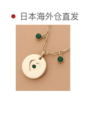 日本直邮生辰石彩色宝石吊坠（5月）钱包钥匙扣礼物