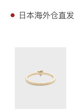 1h可退 日本直邮NOJESS K5钻石心形小花瓣单戒指 30252111066