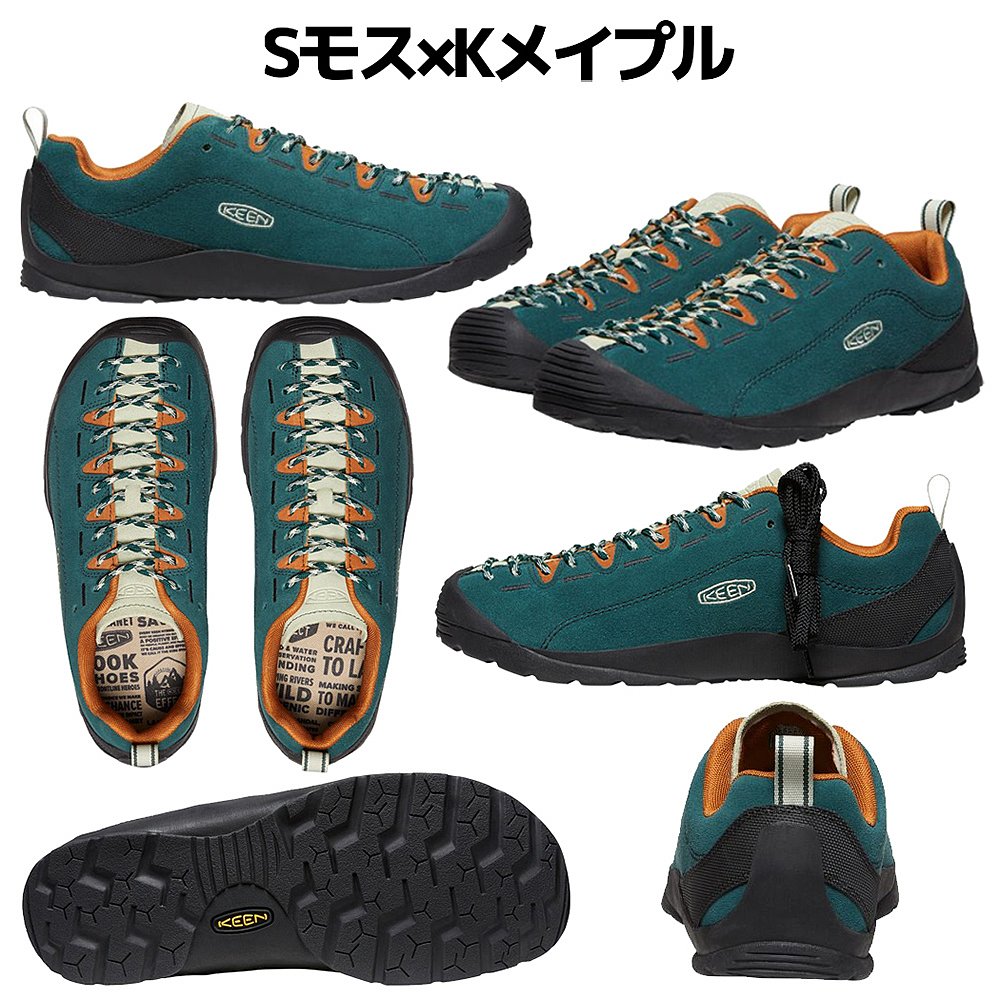 日本直邮 KEEN JASPER男士运动鞋麂皮天然皮革户外登山露营城镇-图0