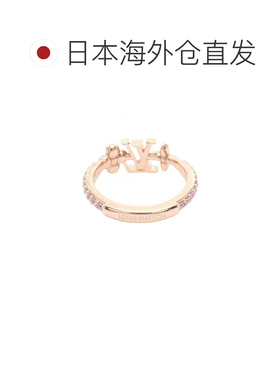 日本直邮中古LV路易威登女A级95新ring戒指镀金金属戒指金色BRAND