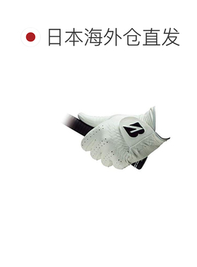 日本直邮Bridgestone普利司通高尔夫手套 GLG12 男士白色25cm
