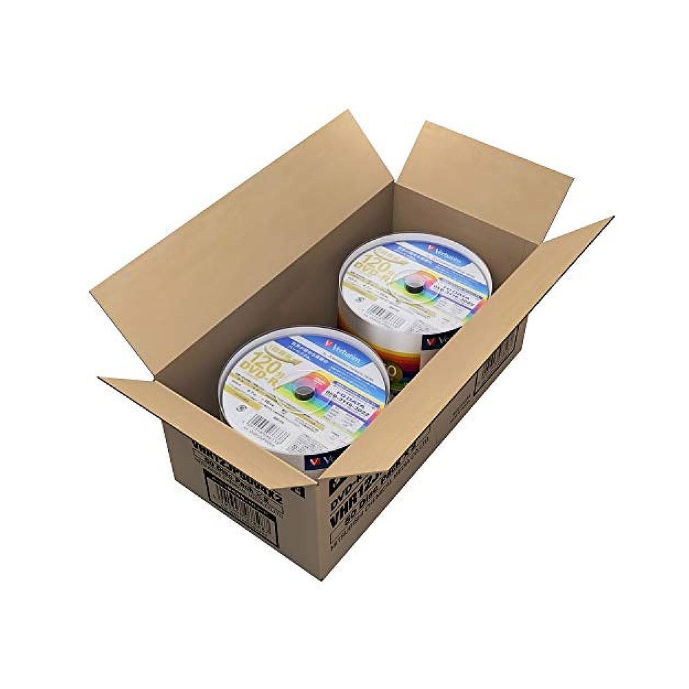 【日本直邮】威宝 录像用DVD-R/CPRM 120分100张 VHR12JP50V4打印 - 图0