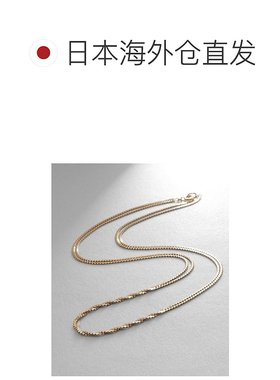 日潮跑腿COCOSHNIK K10 威尼斯扁平扭纹项链 405-36609新款链子