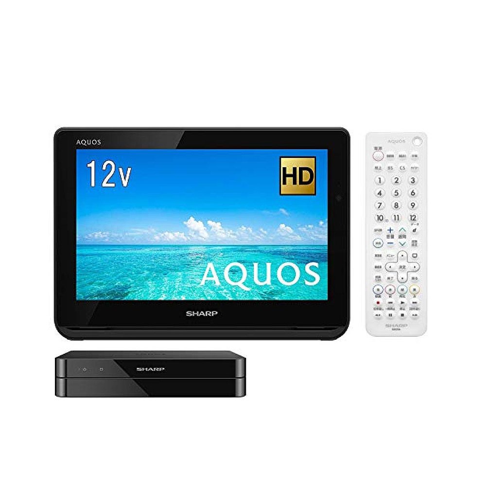 天猫国际日本直购日本直邮SHARP 便携式液晶电视 高清 防水 无线 AQUOS 黑色 12V型0