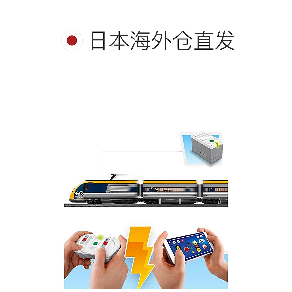 【日本直邮】乐高积木LEGO City High Speed Train 60197 - 图1