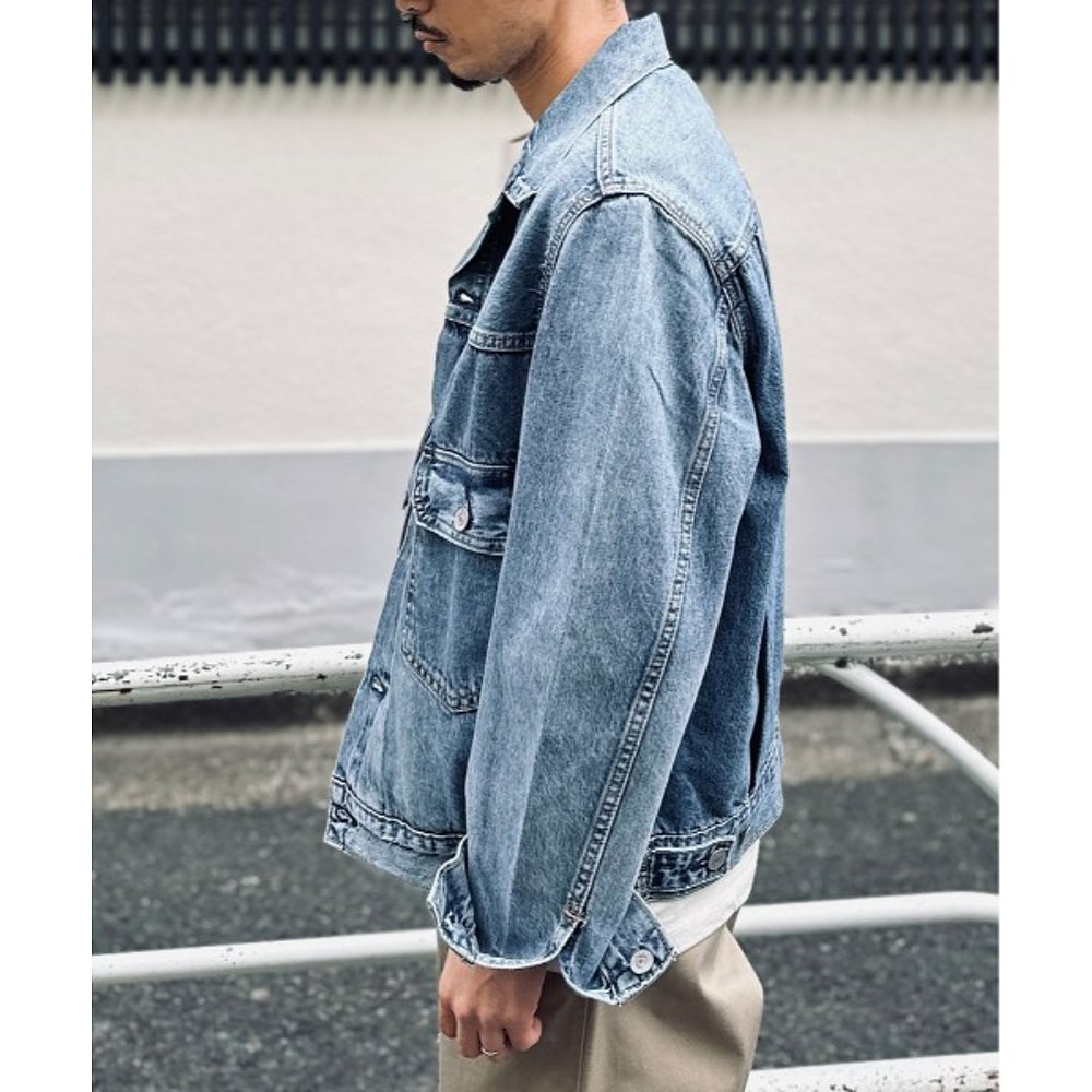 1h可退 日本直邮Levi's 男女同款复古风TYPE2牛仔外套 A76320014 - 图2
