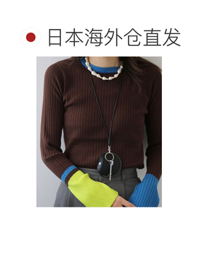 1h可退 日本直邮bohmal 女士 合成皮革钥匙包项链 设计感配饰 535