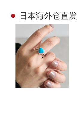 日本直邮ear PAPILLONNER 女士 925银心形宝石戒指（青金石/紫龙