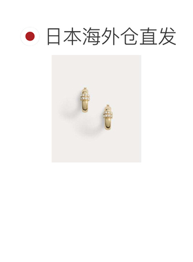 日本直邮Ralph Lauren 劳伦 拉尔夫 劳伦 金色镀层 拥抱 耳环（71