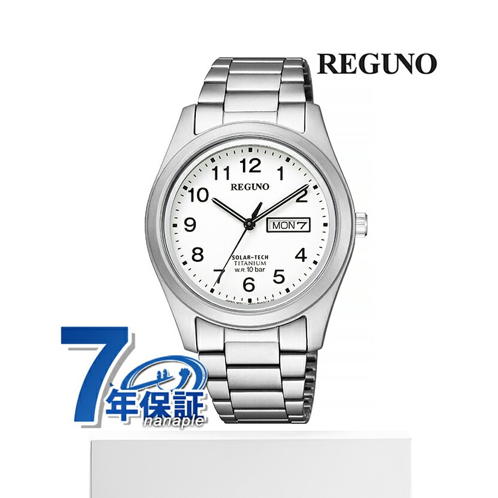 日本直邮Citizen REGUNO 太阳能技术标准手表 Eco Drive 手表品牌 - 图3