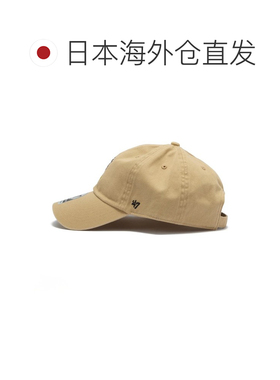 日本直邮47 Brand Disney CLEANUP 米奇 米妮 Logo棒球帽 卡其色