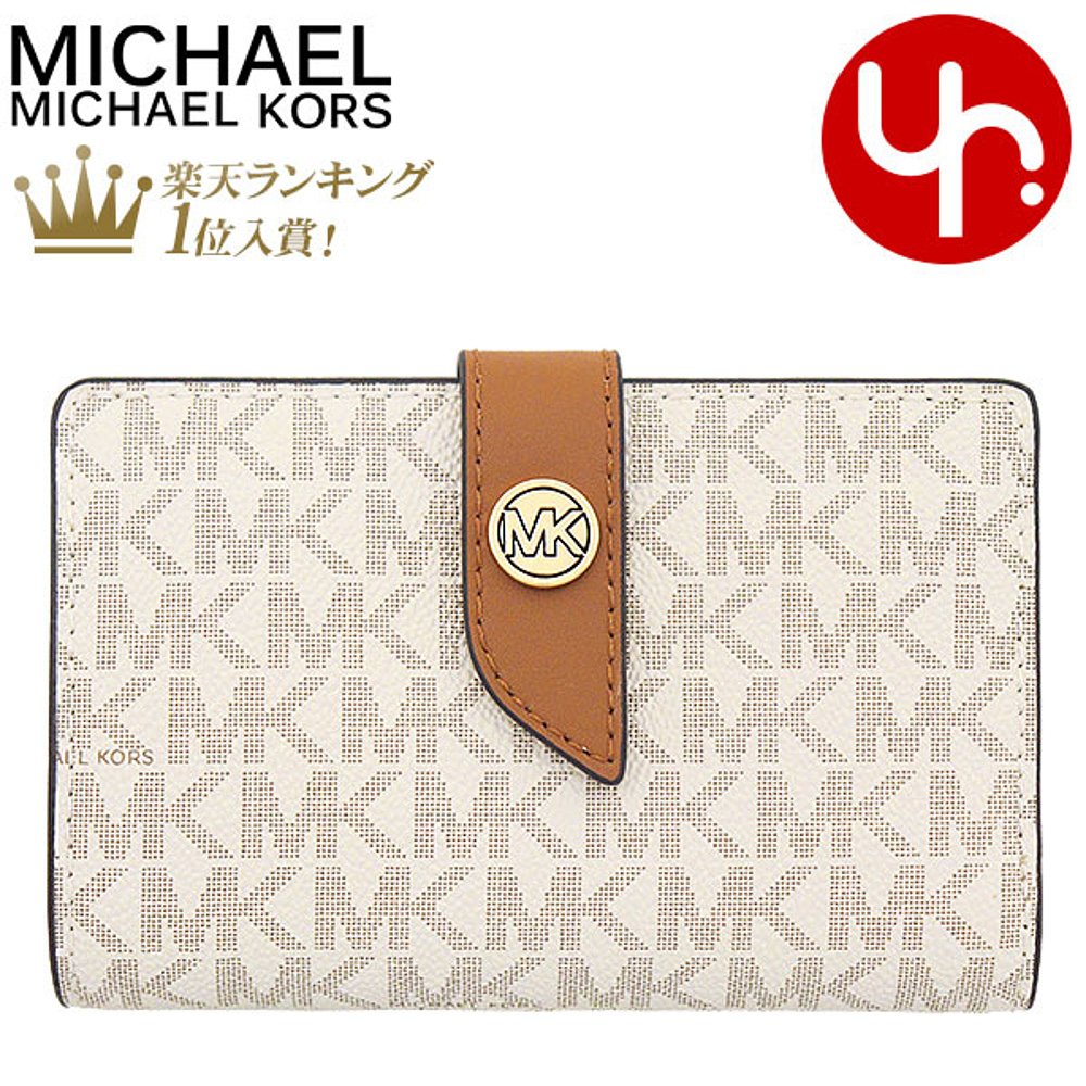 日本直邮MICHAEL KORS 双折钱包32F0G0KE8B VanillaxAcorn Specia - 图2