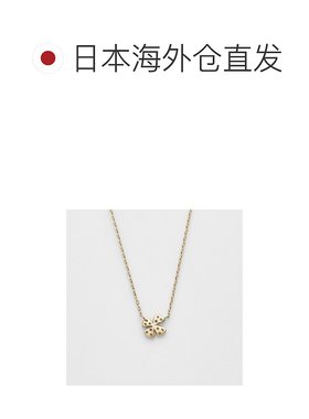 日本直邮日潮 agete 阿卡朵K10 钻石项链礼物吊坠四叶草