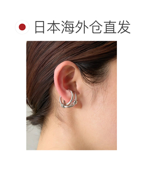 日本直邮BEARDSLEY 女士 黄铜电镀螺旋造型指环耳扣两用款 BEZ106