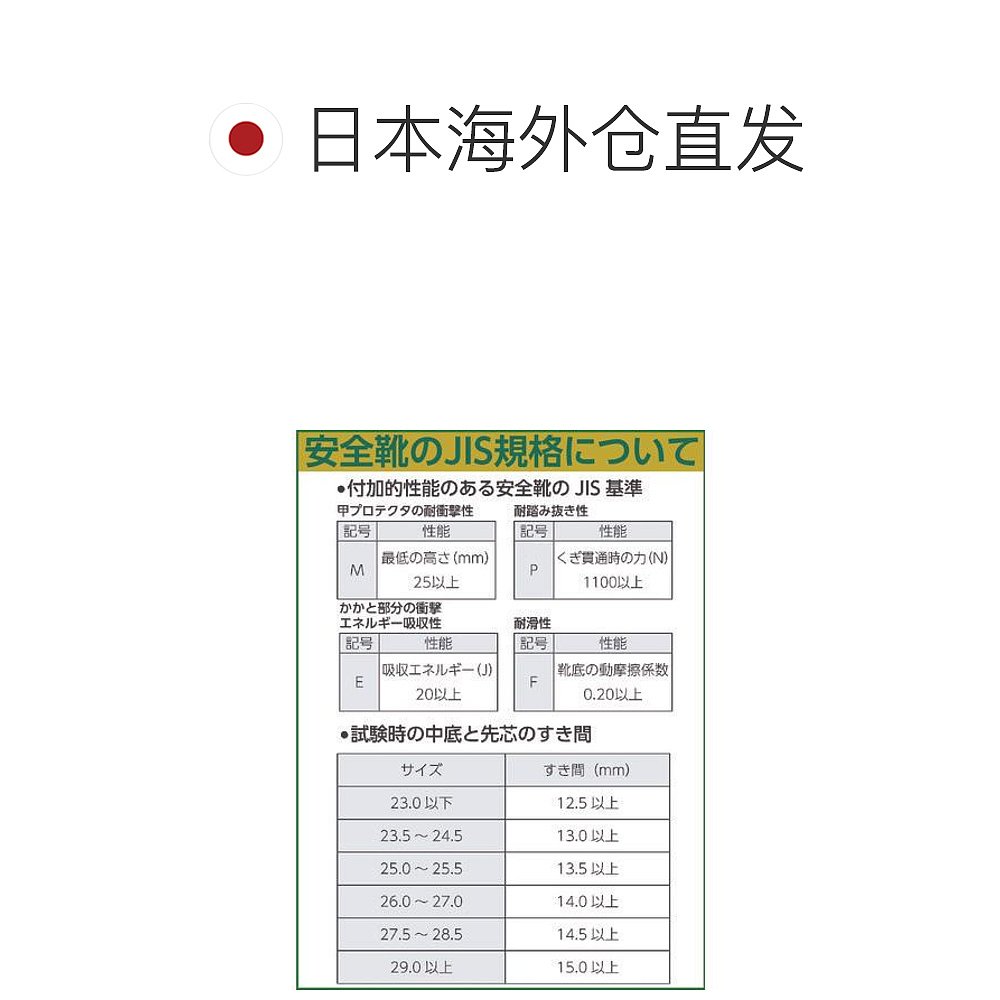 日本直邮日本直购西蒙安全鞋短靴WS 11黑23.5 CMWS11B 23.5-图1