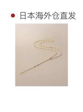 日本直邮COCOSHNIK 女士 中空普利姆缆绳项链（60cm） 4053680120