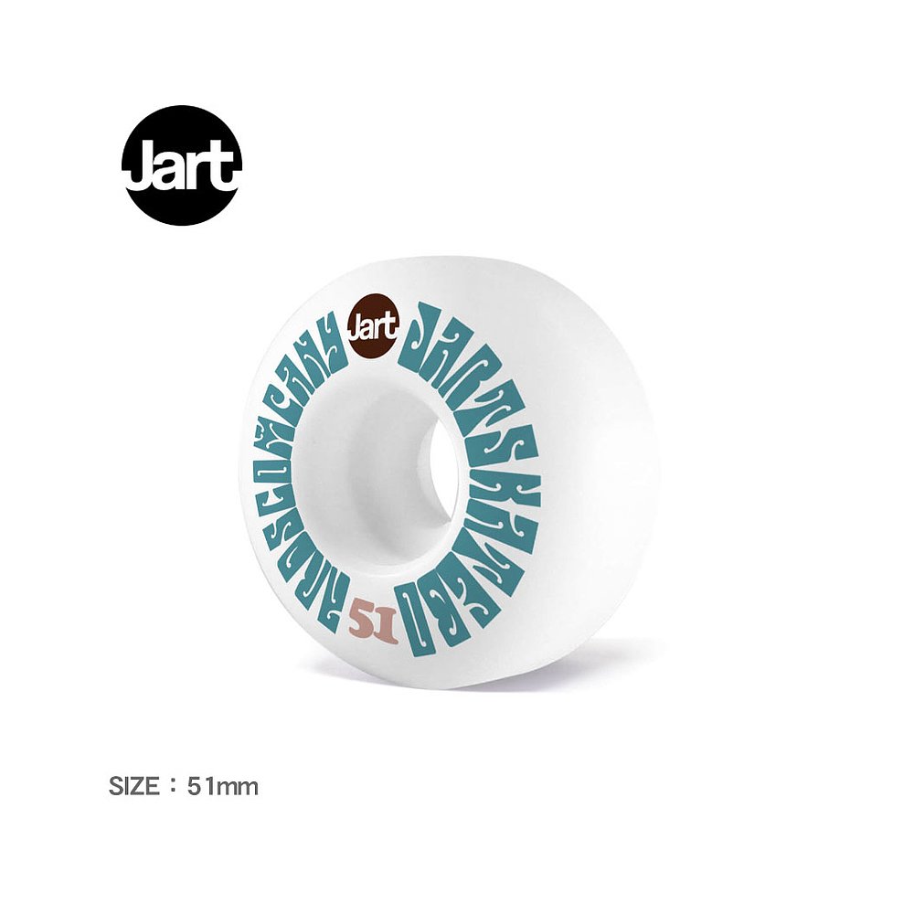 日本直邮JART 滑板轮 JART SKATEBOARDS WOODSTOCK 51mm 102A 轮J - 图0