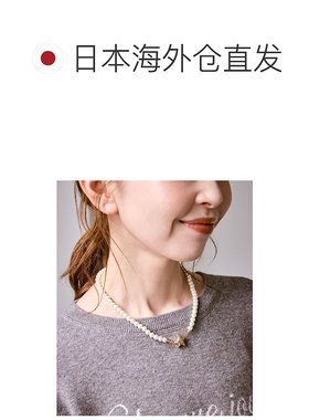 1h可退 日本直邮ROPE' PICNIC 若佩尼 女士星形磁吸玻璃珍珠项链