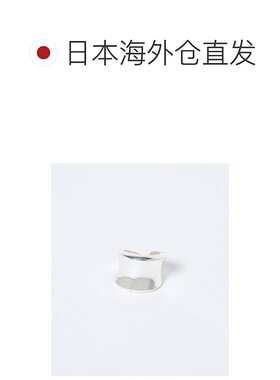 1h可退 日本直邮JEANASIS 女士 SILVER925镀层 宽版设计感戒指 63
