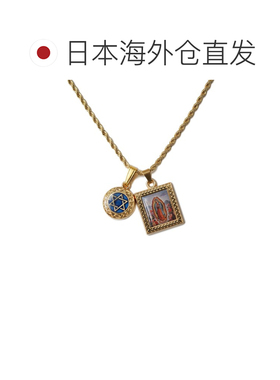 1h可退 日本直邮Subciety 男女同款 真鍮 半拉链 六芒星圣母玛丽