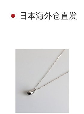 1h可退 日本直邮cui-cui 女士K10白金对称水滴形项链 783681008