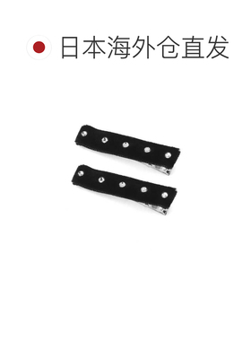 日本直邮ANE MONE 宝石丝绒迷你发夹2件套 E11100【付后1h可退】