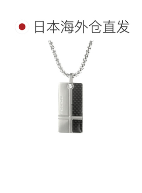 日本直邮POLICE 男士项链FIBERSKIN铭牌设计GN0081801银色配饰