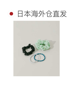 日本直邮SMELLY 女士 迷你发圈+亮片发绳4件套 SM【付后1h可退】