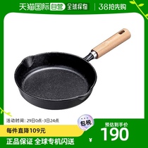 (Japanese direct mail) Ishigaki Ishigaki cast-iron pan wood handle 18cm 4454 black culinary cook