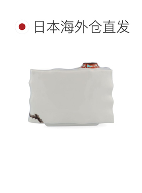 日本直邮九谷烧礼品包装平底花瓶（楔形） 樱花与两只麻雀 中村俊