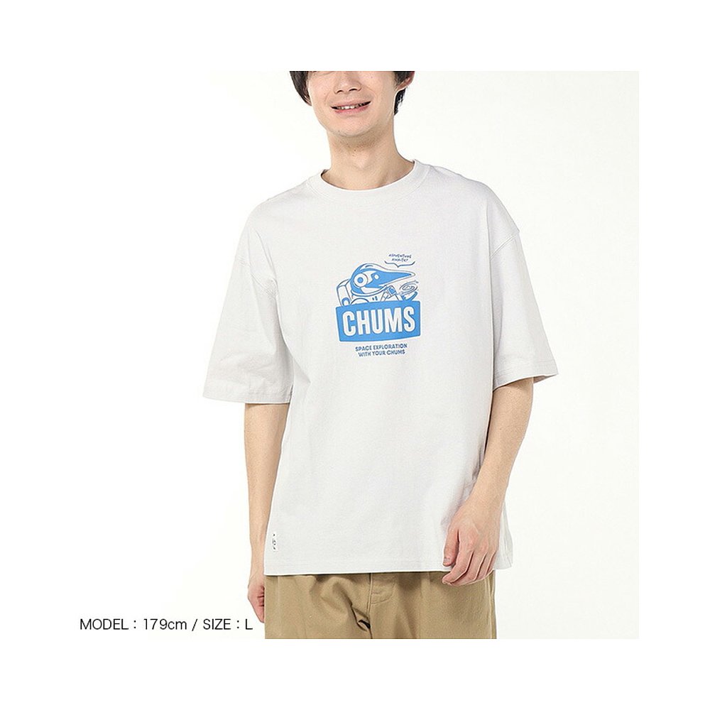 日本直邮CHUMS Space Booby T 恤男士女士中性款CH01-2545上衣短 - 图0