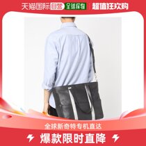 Japan direct mail sankyo shokai cow leather with avocado leather mixed large capacity handbag male and female universal