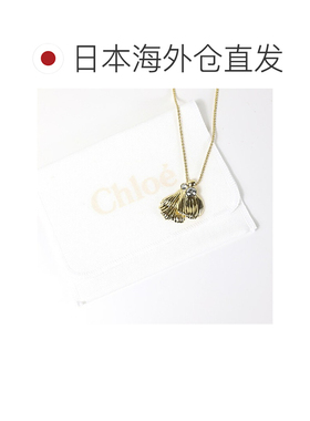 日本直邮Chloe 花形项链 CHC24AFO62CH5 女士水晶装饰黄铜配饰