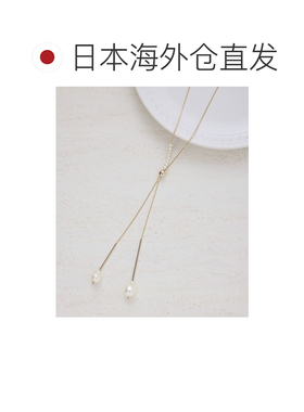 1h可退 日本直邮ROPE' PICNIC 若佩尼 女装 真珠风拉链式长项链