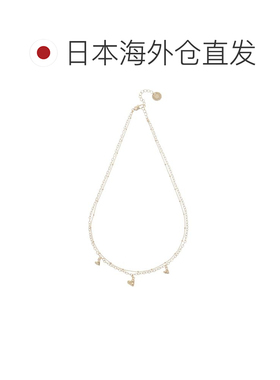 日本直邮LAGUNAMOON 女士 双层链条爱心吊坠项链 032620900801