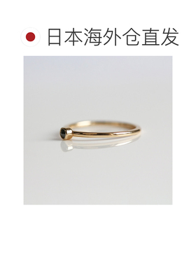 1h可退 日本直邮cui-cui 黑钻戒指 K10YG 756536配饰