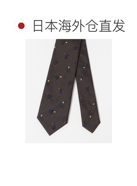 日本直邮UNITED ARROWS 男士 真丝佩斯利提花领带【付后1h可退】