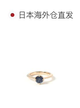 1h可退 日本直邮agete 阿卡朵 agete 女士K10蓝宝石婴儿戒指 纪念