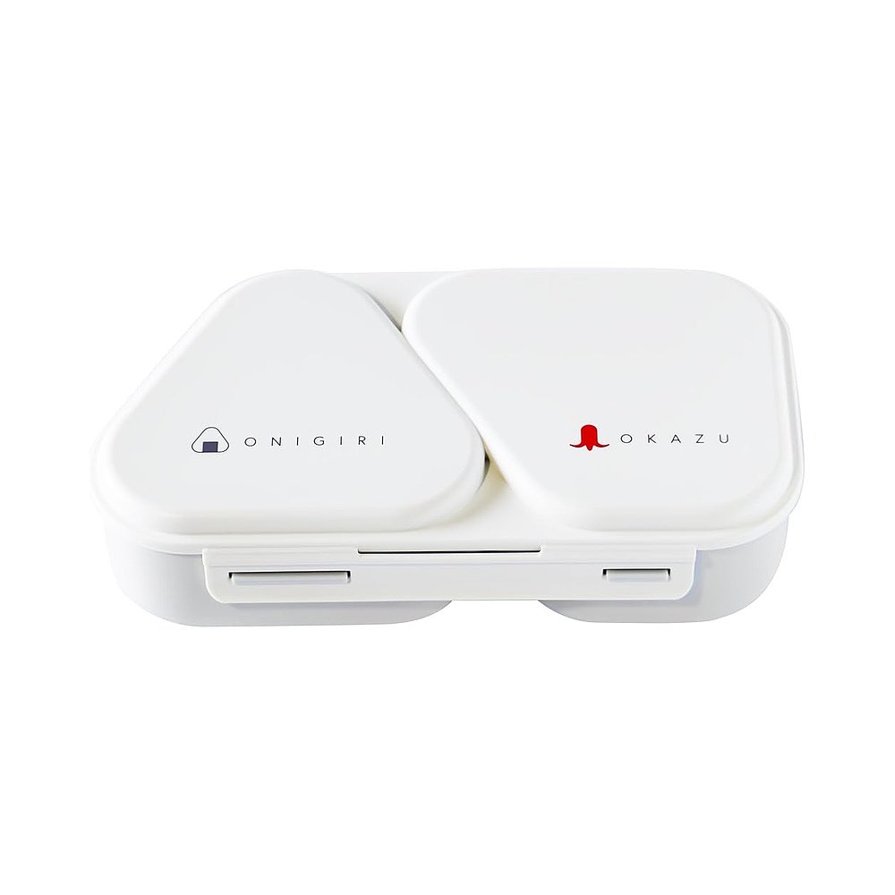 【日本直邮】Osk饭团午餐便当盒465ml 灰 付押型 抗菌 付扣 LS-15 - 图0