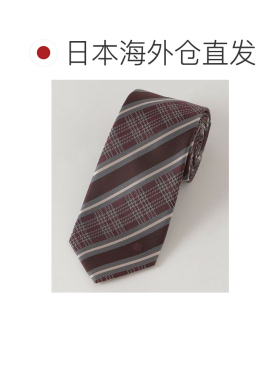 日本直邮Burberry BLACK LABEL CRESTBRIDGE 格伦格纹拼色正装领