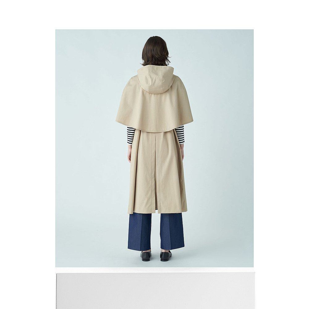 1h可退 日本直邮TOMORROWLAND 女士高级纯棉防水马甲式斗篷 春夏,淘宝优惠券,粉丝福利购,淘宝优惠卷