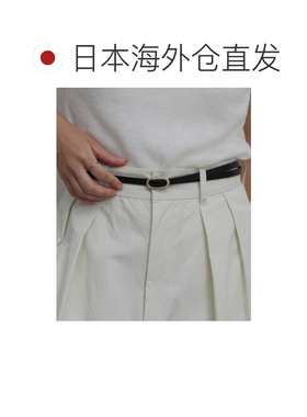 日本直邮select MOCA 女士 无孔长款细腰带 仿皮【付后1h可退】