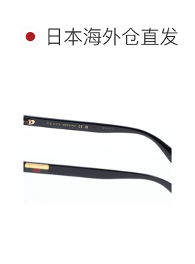日本直邮GUCCI 太阳镜男女亚洲版型防紫外线黑色 GG0746SA-001