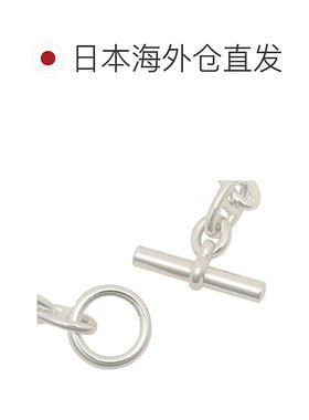 日本直邮HERMES爱马仕男女通用银质手镯手链 H101672B 00新款