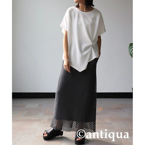 1h可退 日本直邮antiqua 女士交叉设计短款上衣 AJ01784 - 图2