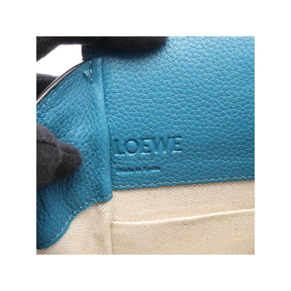 日本直邮中古Loewe罗意威女包A级95新hammock吊床包牛皮斜挎包蓝,淘宝优惠券,粉丝福利购,淘宝优惠卷
