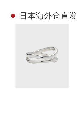 1h可退 日本直邮NOJESS 女士双线造型银质戒指 30251111016