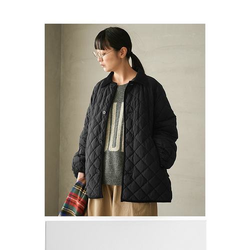 日本直邮Gymphlex 绗缝羽绒泡泡袖中长外套女士外套 [GY-A0717NYM - 图3