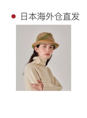 日本直邮arth 男装 仿羊毛格纹小檐中折帽 264021【付后1h可退】