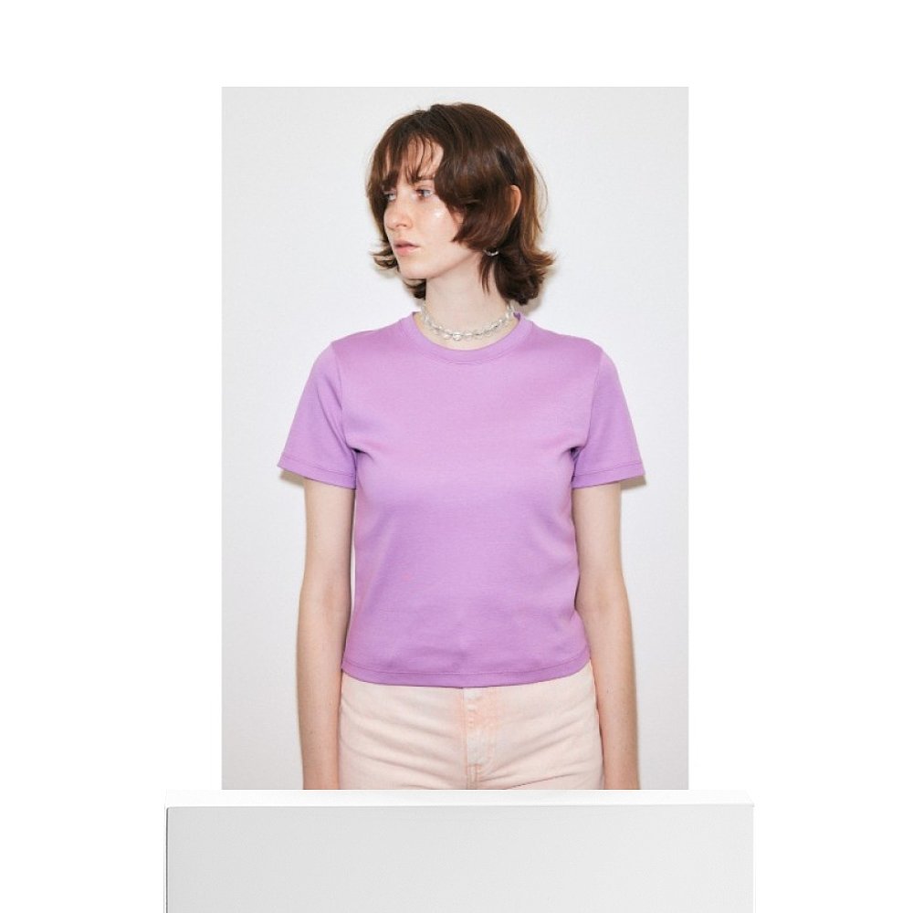 日本直邮MOUSSY女士SUVIN GIZA基础款T恤纯棉舒适透气不易透-图3
